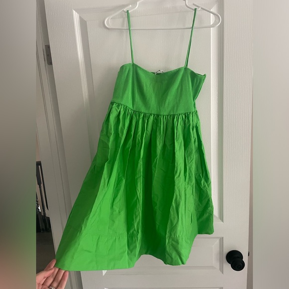 Zara Green Mini Dress - Picture 1 of 2